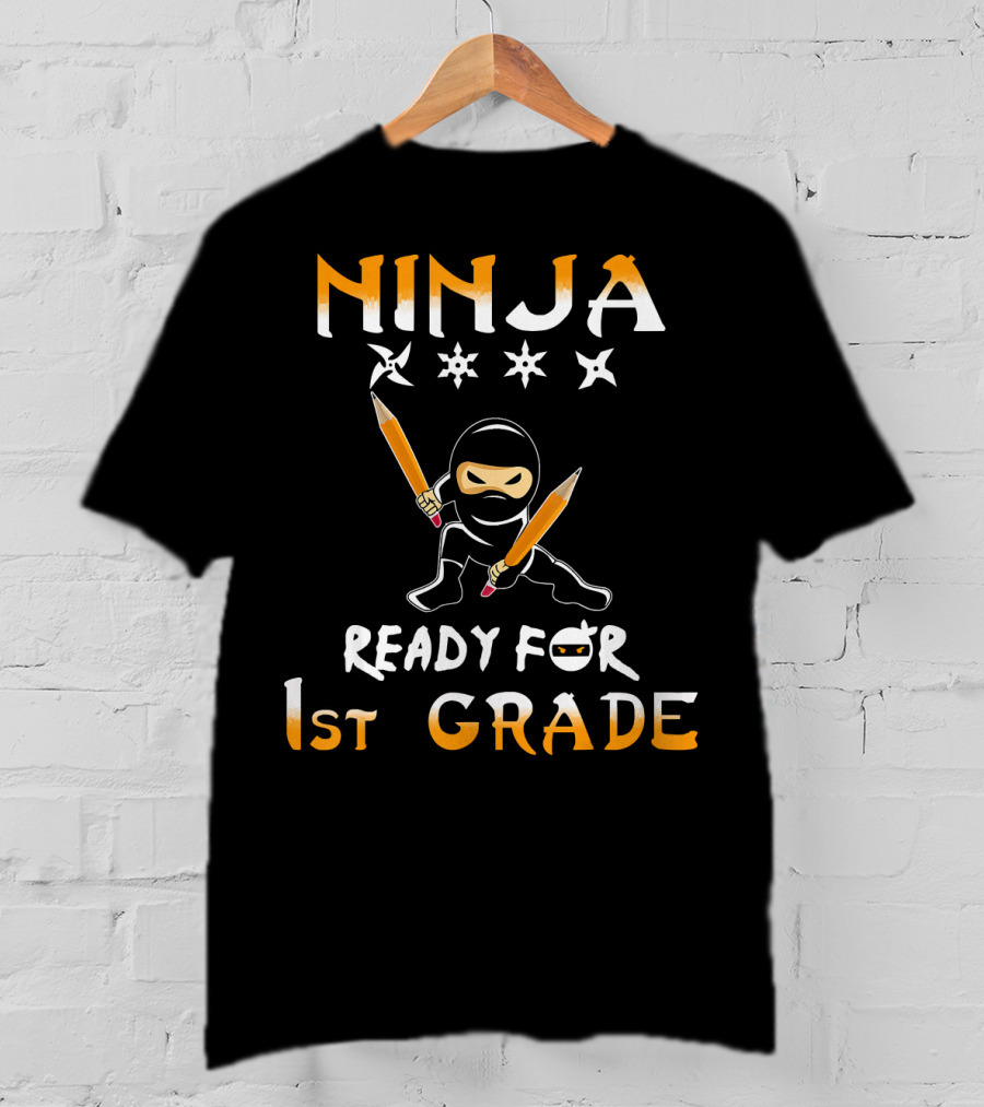 Ninja Ready For 1st Grade T-Shirt