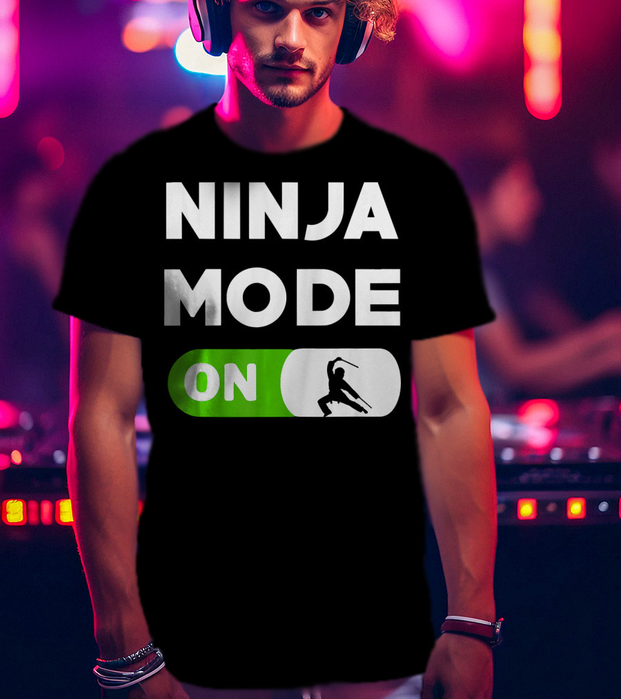 Ninja Mode ON Karate Judo Tae Kwon Do T-Shirt