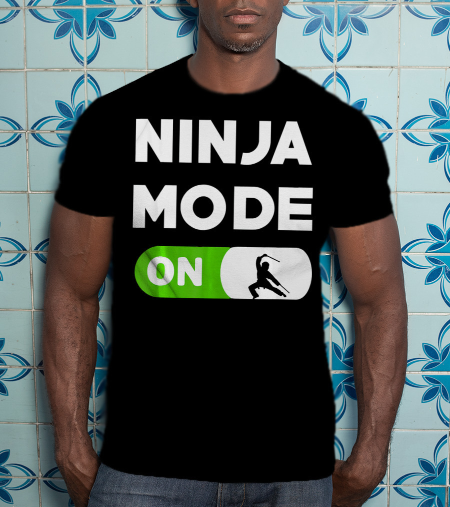Ninja Mode ON Karate Judo Tae Kwon Do T-Shirt