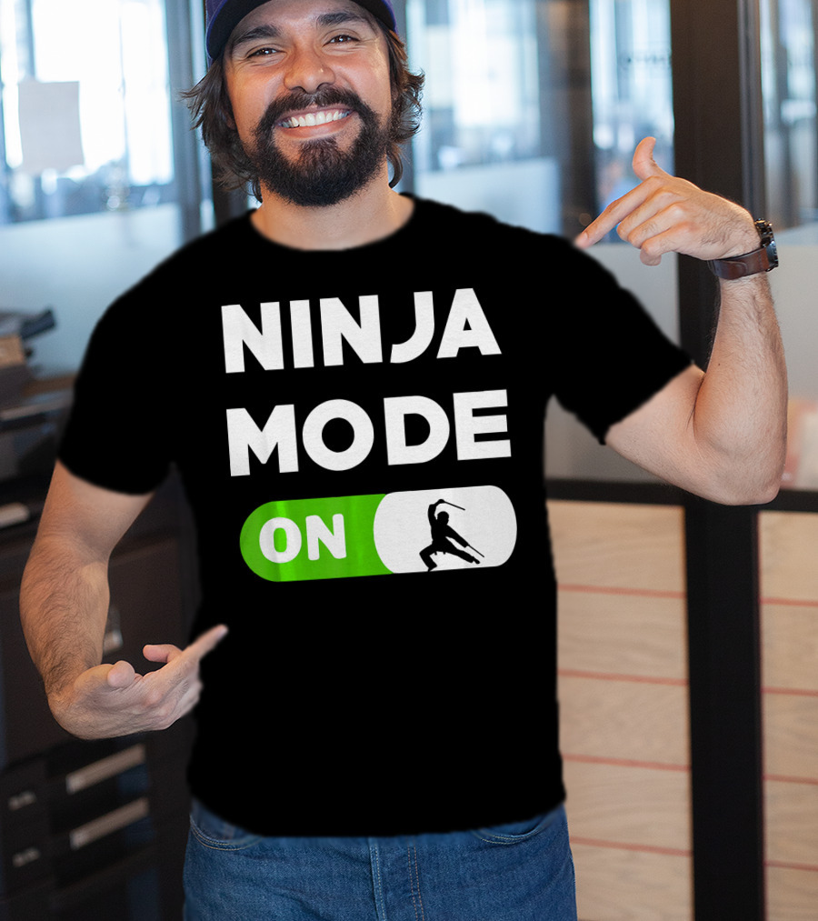 Ninja Mode ON Karate Judo Tae Kwon Do T-Shirt