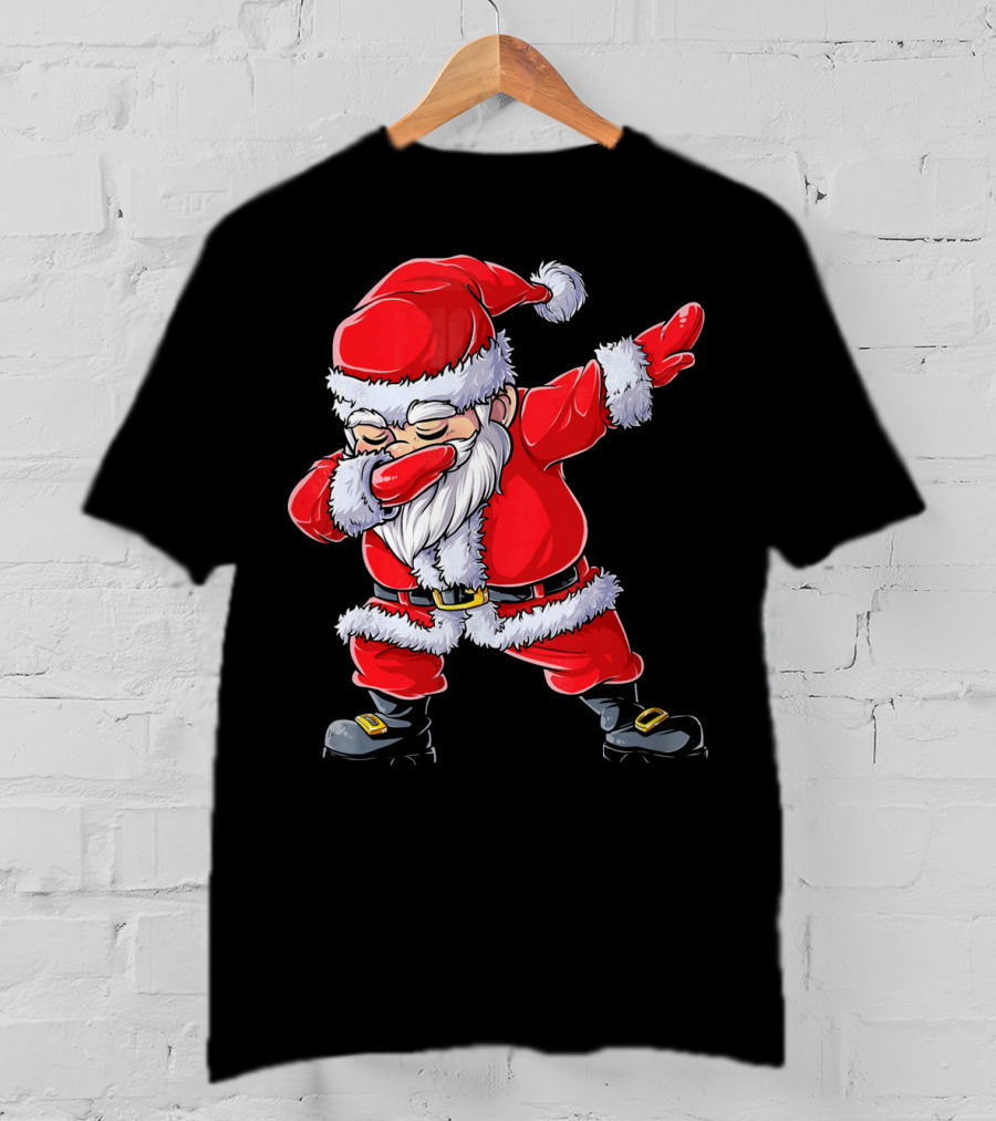 Christmas Santa Claus Dabbing T-Shirt