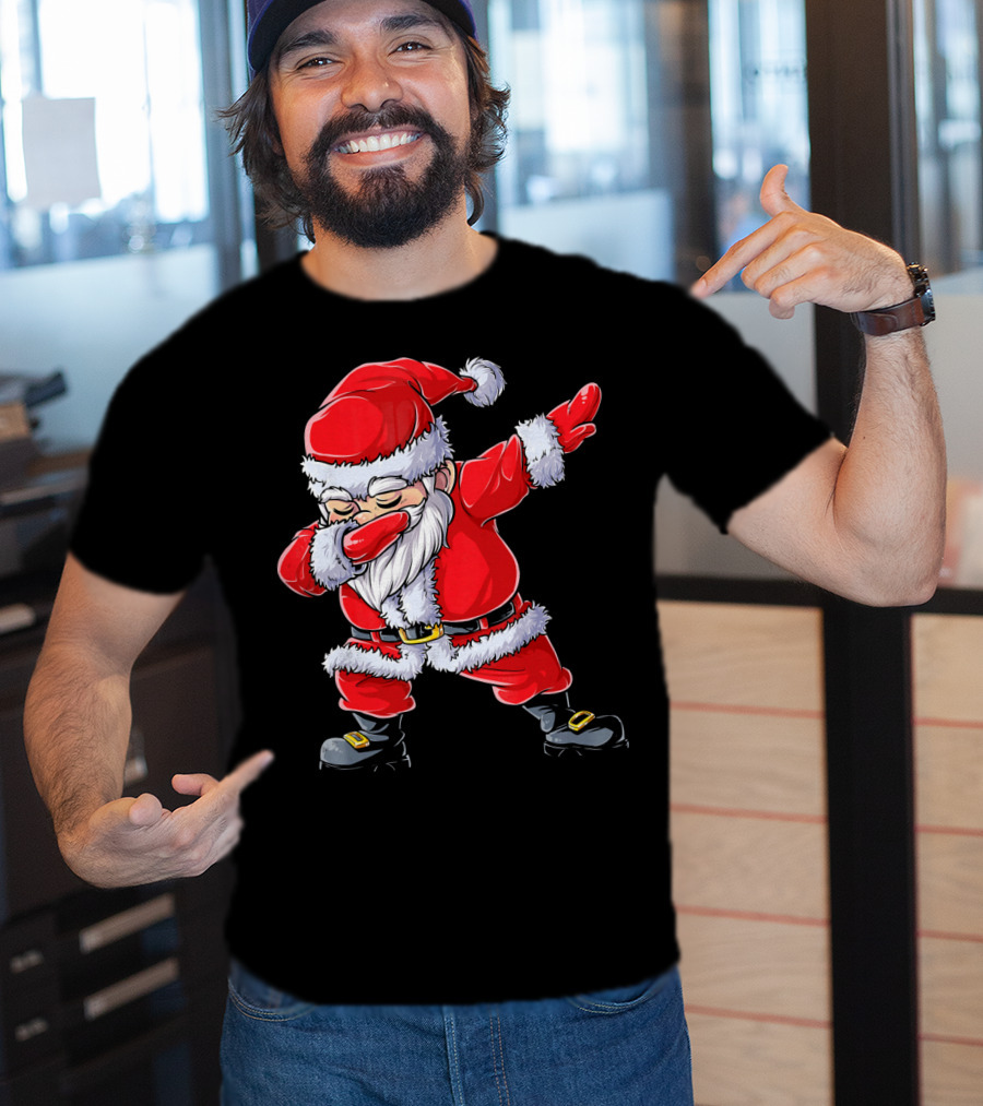 Christmas Santa Claus Dabbing T-Shirt