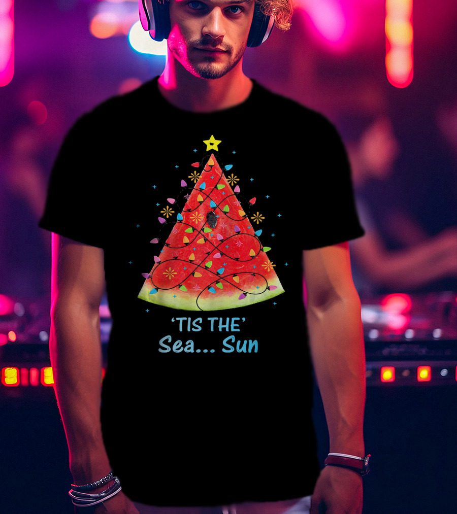 Melon 'Tis The Sea. Sun Christmas In July T-Shirt