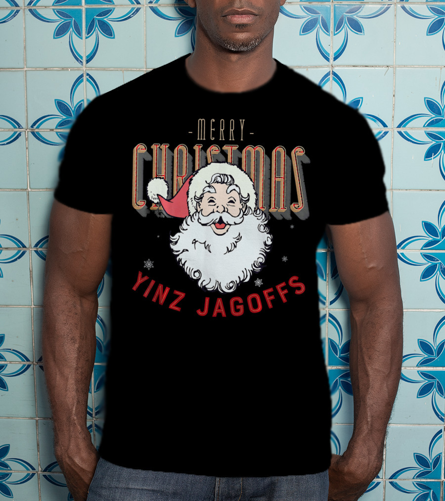 Merry Christmas Yinz Jagoffs Santa Clause Pitts T-Shirt