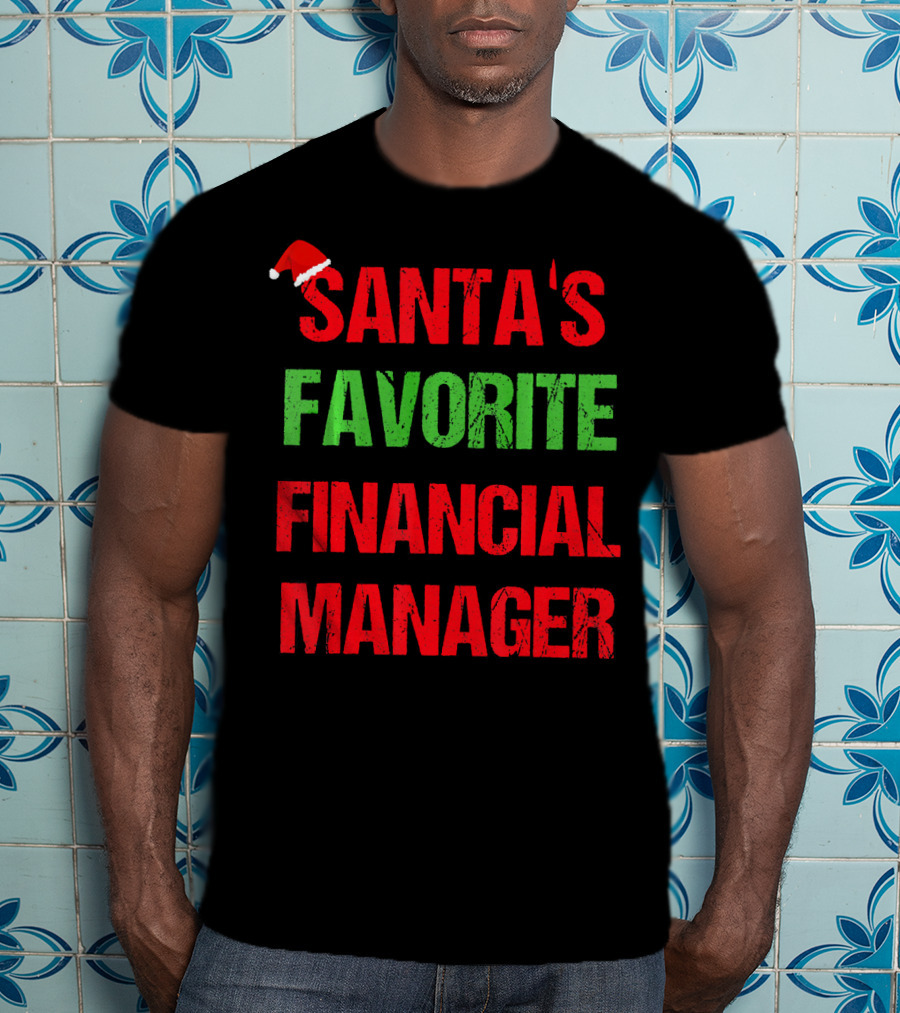 Santa's Favorite Financial Manager T-Shirt