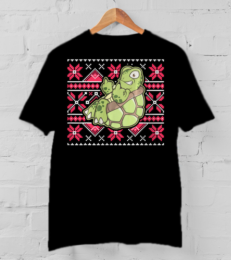 Ugly Christmas Turtle T-Shirt