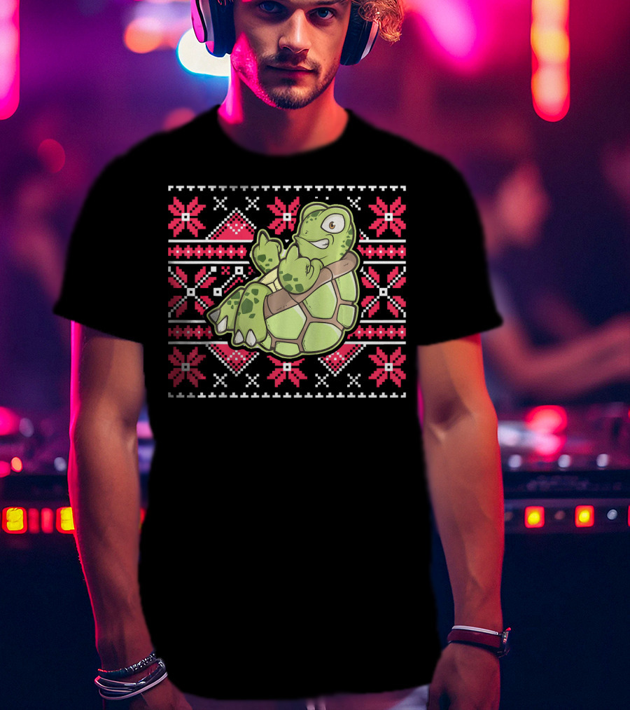 Ugly Christmas Turtle T-Shirt