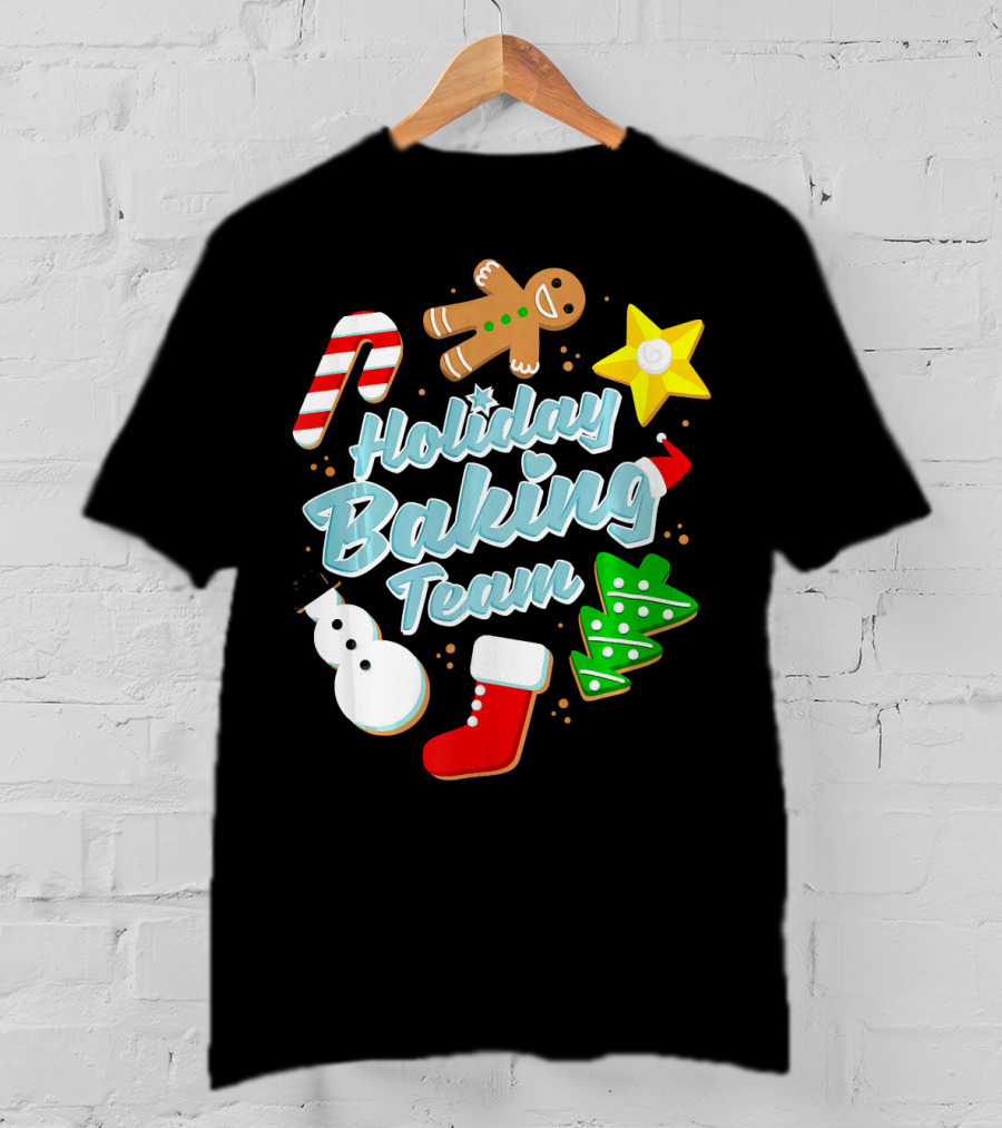Holiday Baking Team Ugly Christmas Funny Baker T-Shirt