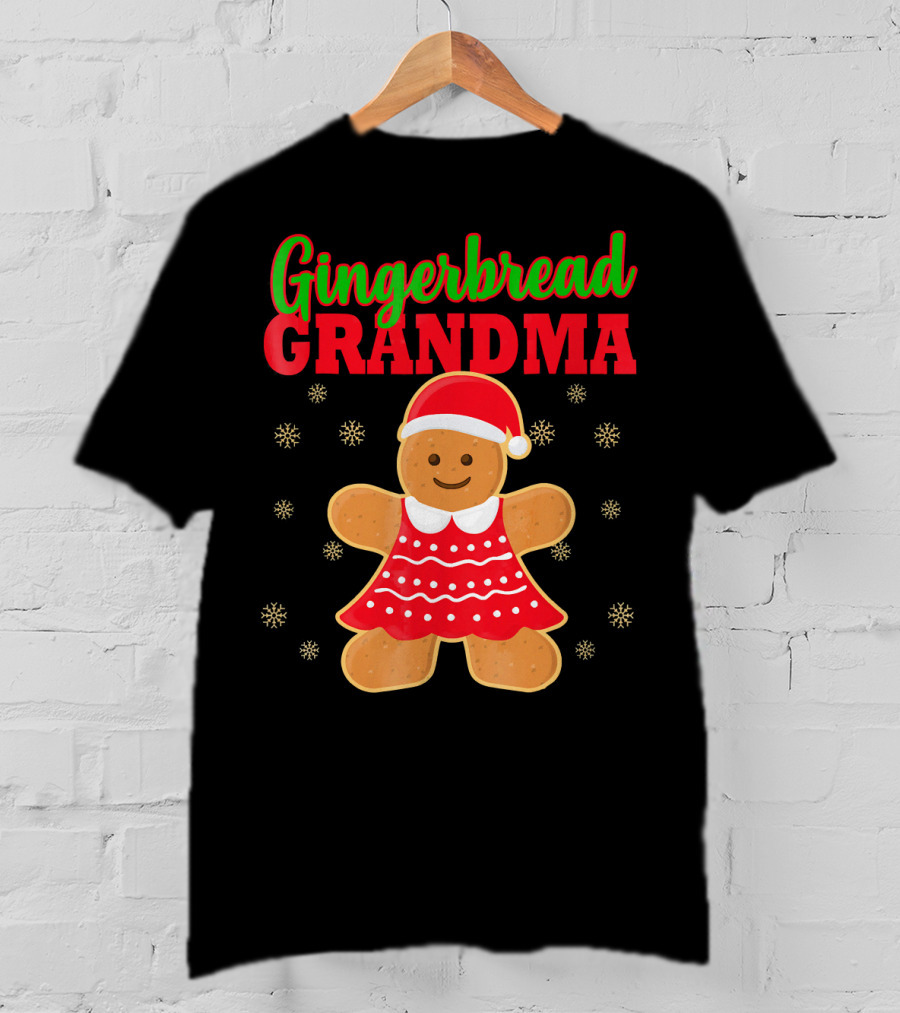 Gingerbread Grandma Matching Family Christmas Ginge T-Shirt