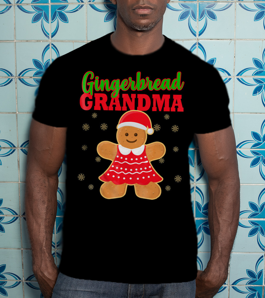 Gingerbread Grandma Matching Family Christmas Ginge T-Shirt