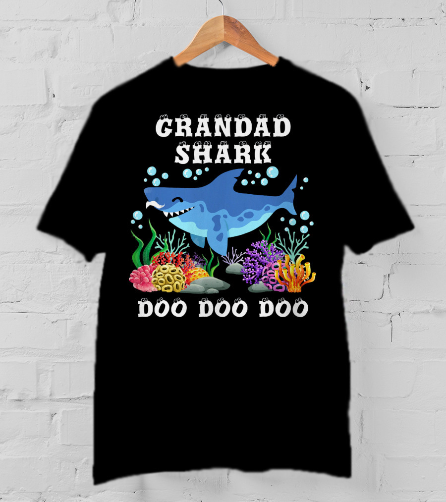 Grandad Shark Doo Doo Doo T-Shirt
