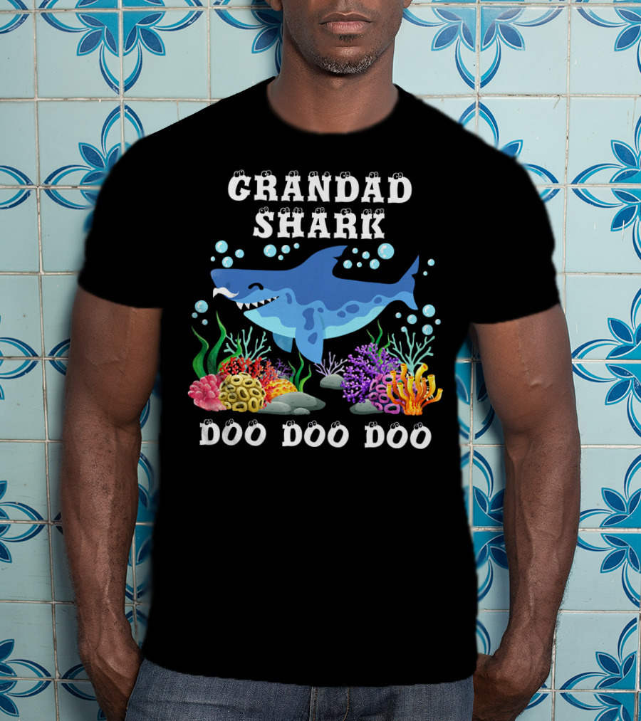 Grandad Shark Doo Doo Doo T-Shirt