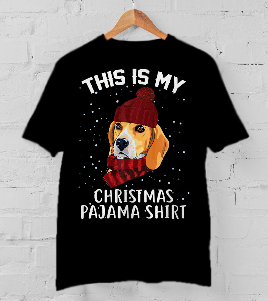 This Is My Beagle Christmas Pajama T-Shirt