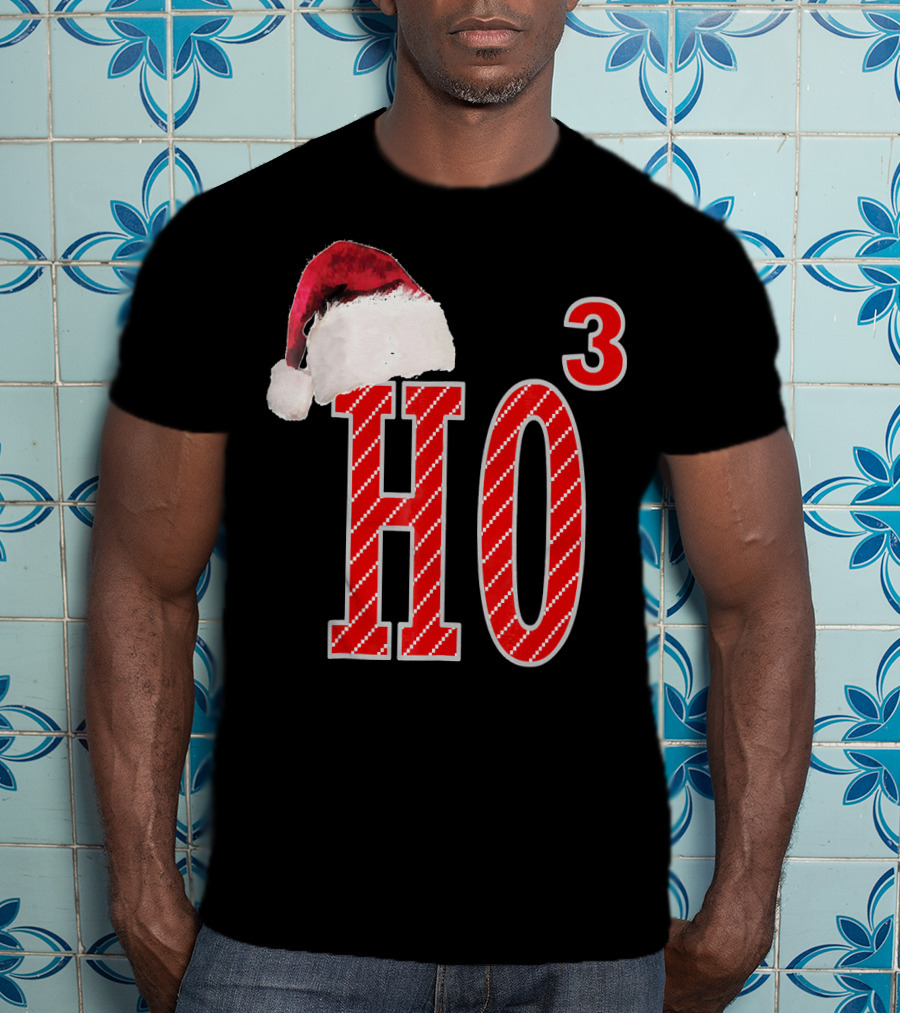 Ugly Christmas Santa Hat Ho Ho³ T-Shirt