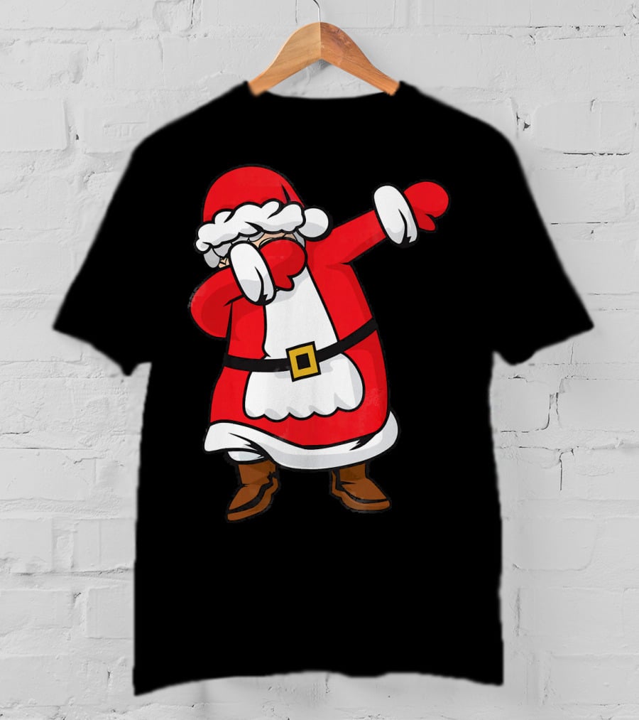 Mrs. Santa Claus Dabbing Christmas Fun T-Shirt