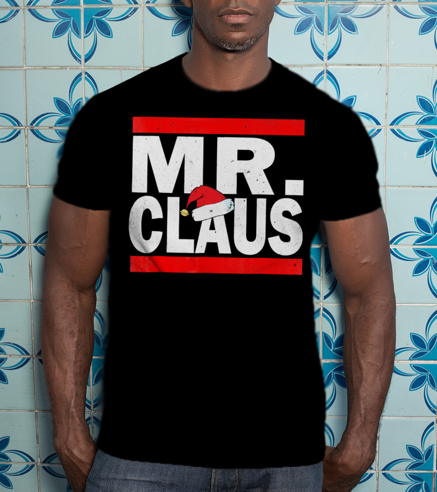 MR CLAUS Christmas Santa Hat T-Shirt