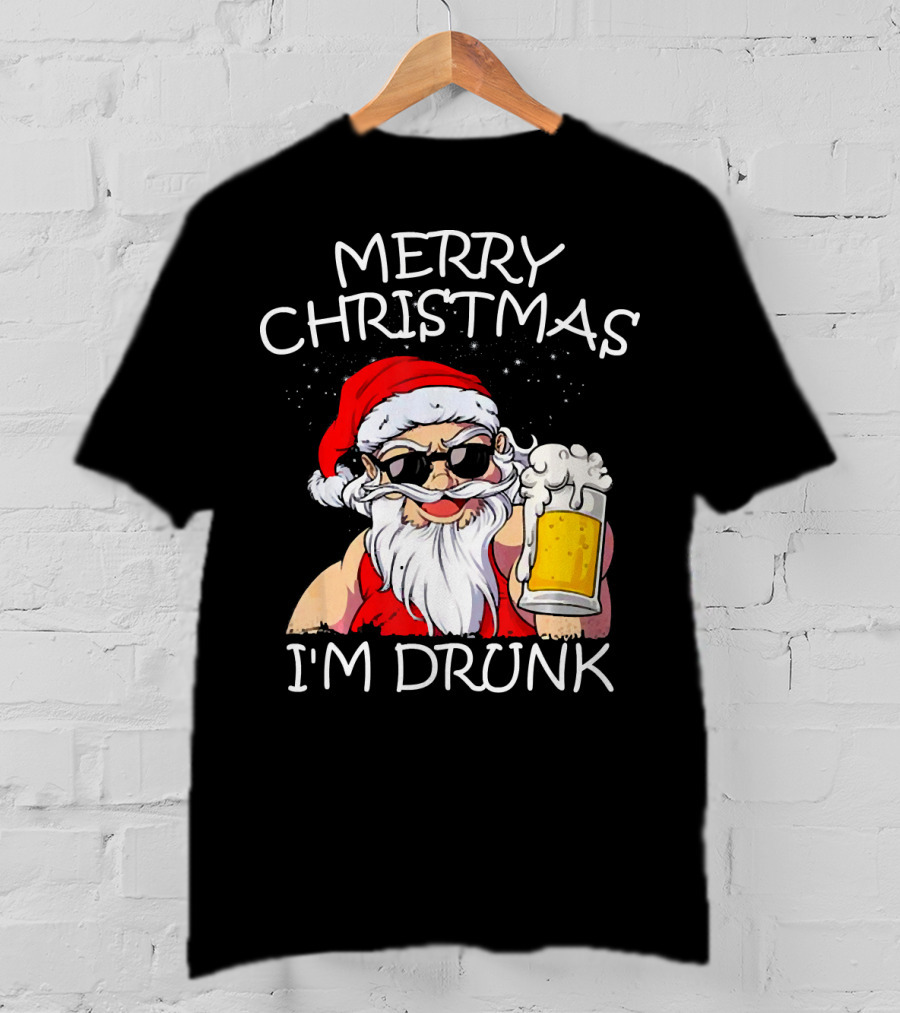 Merry Christmas Santa I'm Drunk T-Shirt