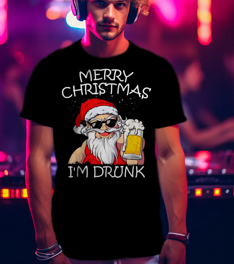 Merry Christmas Santa I'm Drunk T-Shirt