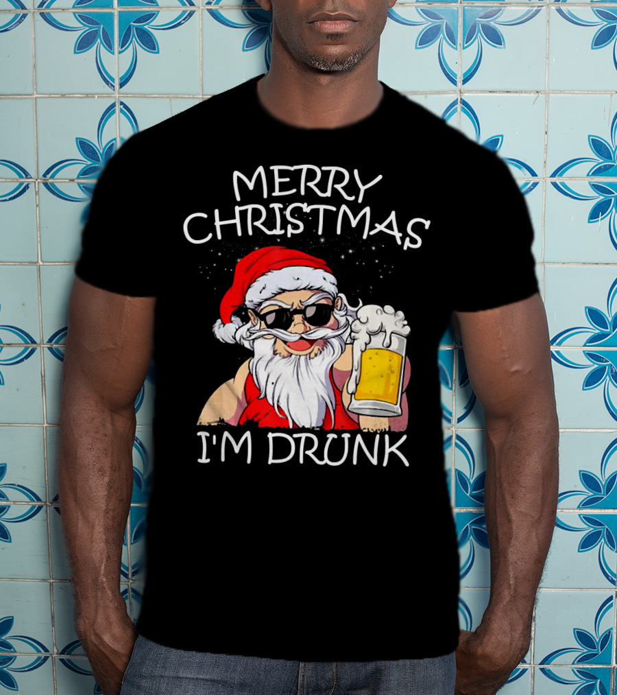 Merry Christmas Santa I'm Drunk T-Shirt