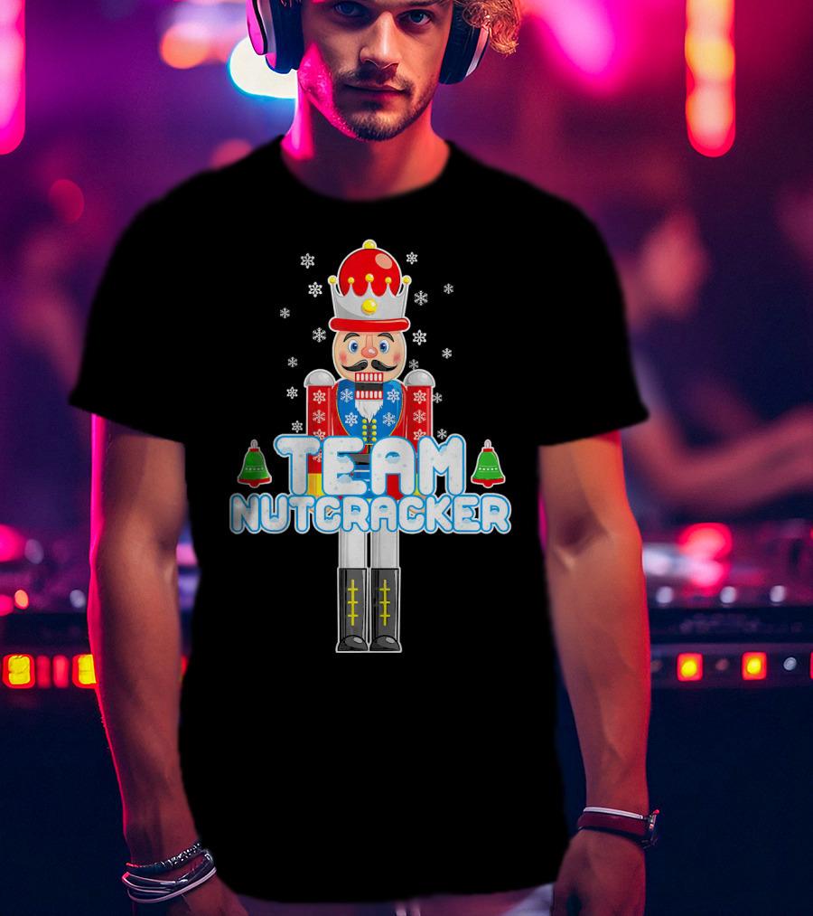 Team Nutcracker Snowflake Bells T-Shirt