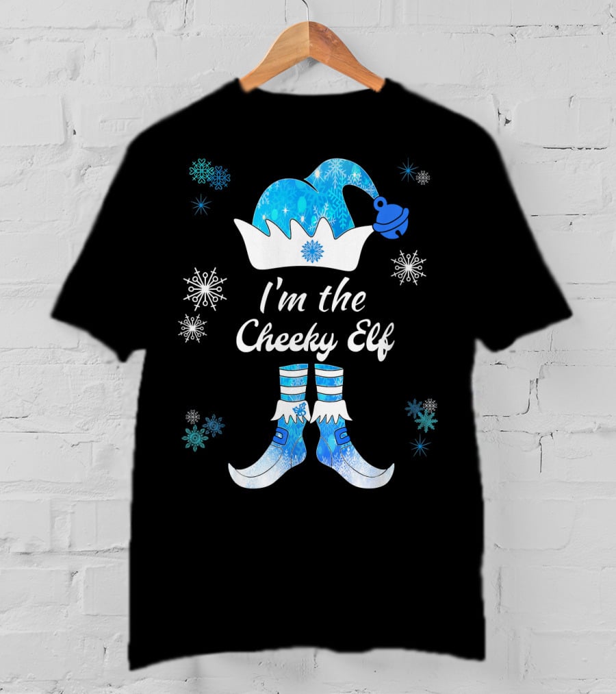 I'm The Cheeky Elf Snowflakes Family Matching Group T-Shirt