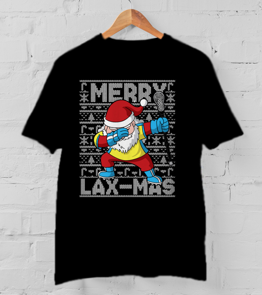 Merry Lax-Mas Ugly ChristmasDabbing T-Shirt