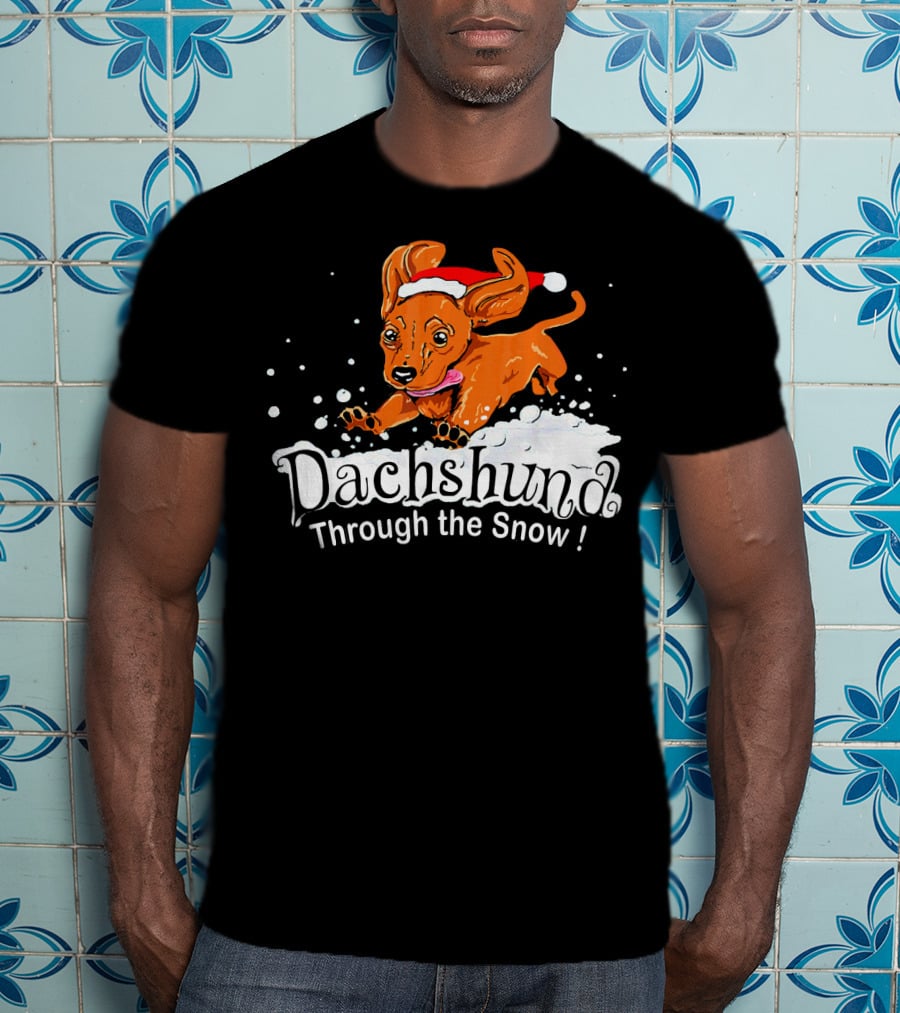 Dachshund Through The Snow T-Shirt