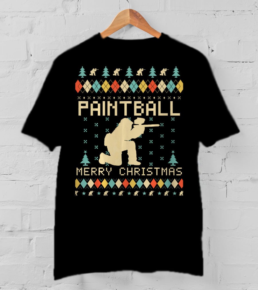 PAINTBALL MERRY CHRISTMAS T-Shirt