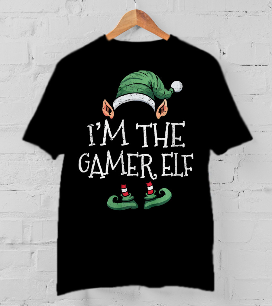 I'm The Gamer Elf Family Group Christmas T-Shirt