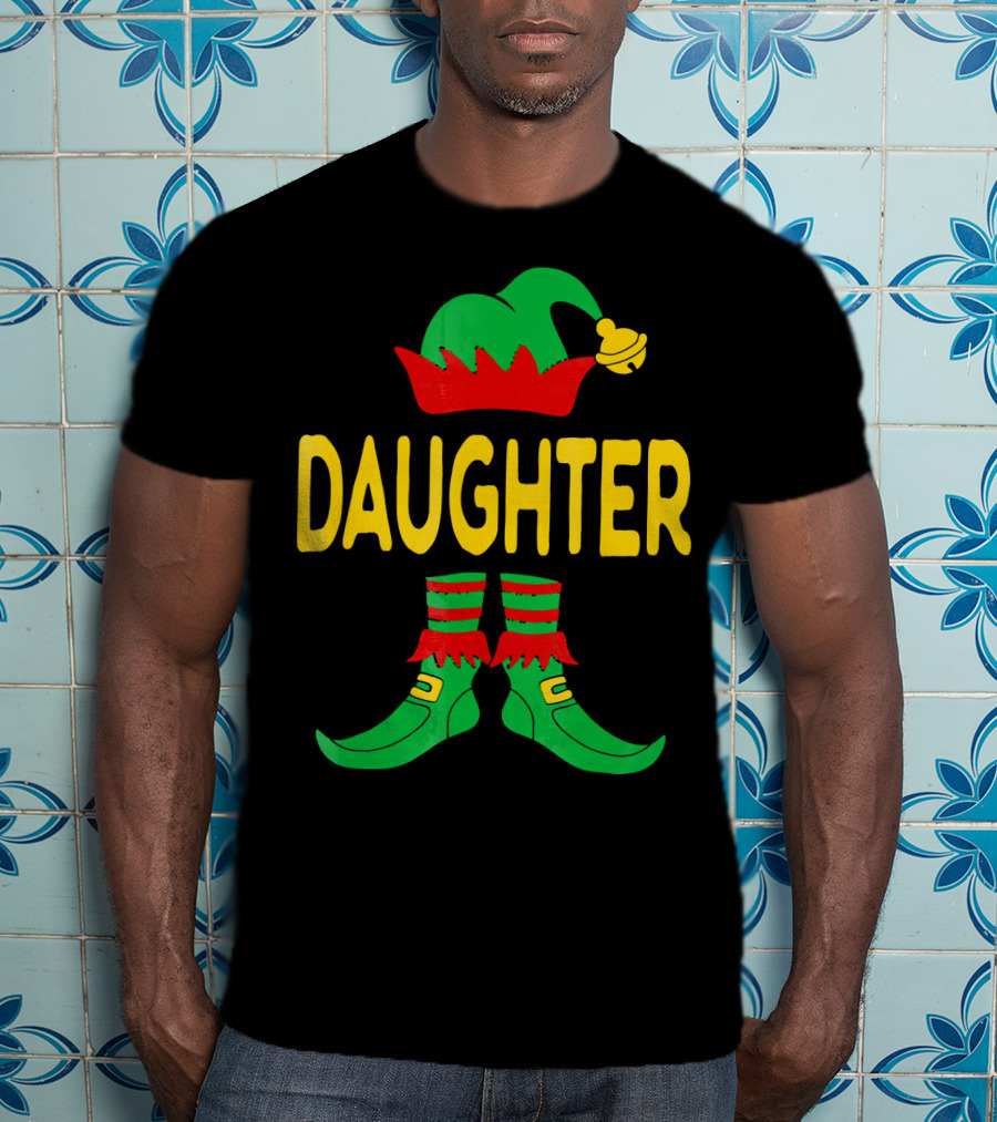 Daughter Elf Christmas Family Matching Outfits T-Shirt