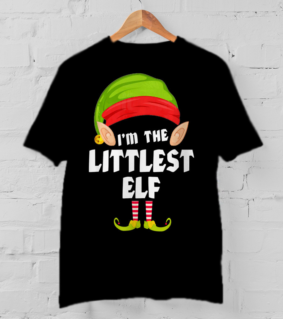 I'm The Littlest Elf Matching Family Group T-Shirt