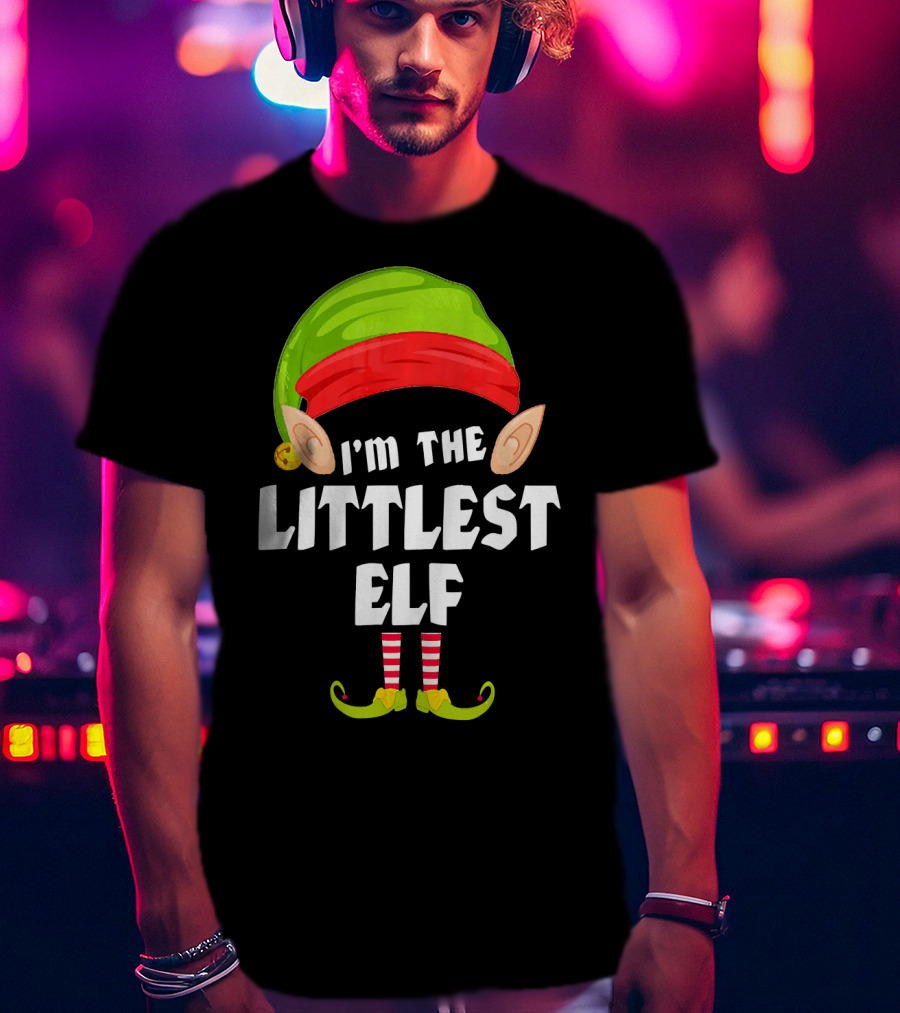I'm The Littlest Elf Matching Family Group T-Shirt