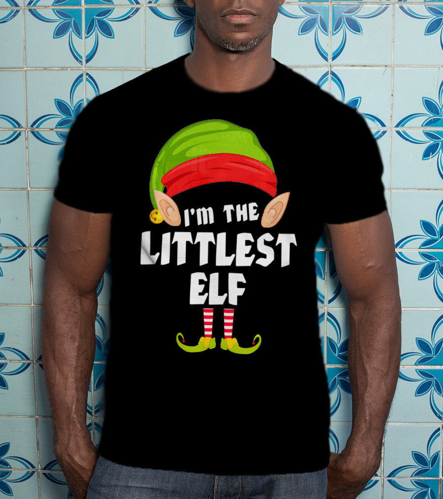 I'm The Littlest Elf Matching Family Group T-Shirt