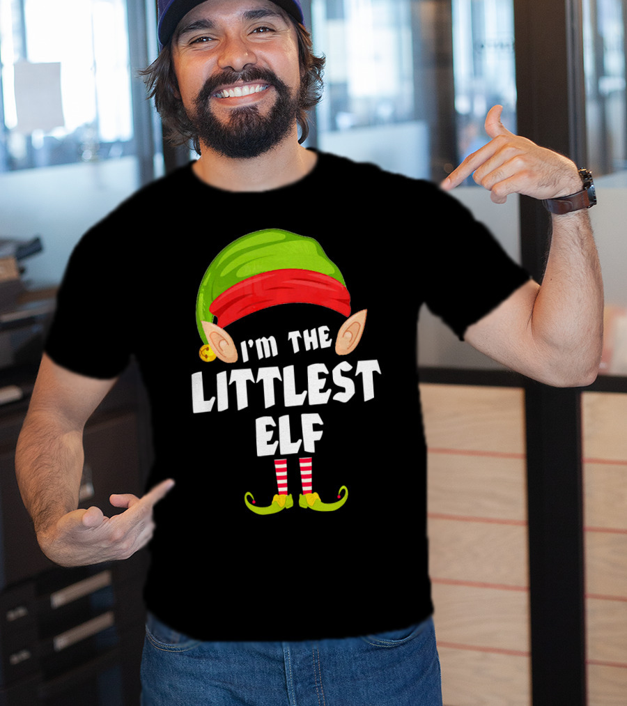 I'm The Littlest Elf Matching Family Group T-Shirt