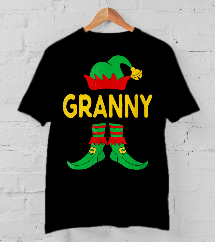 Granny Elf Christmas Family Matching T-Shirt