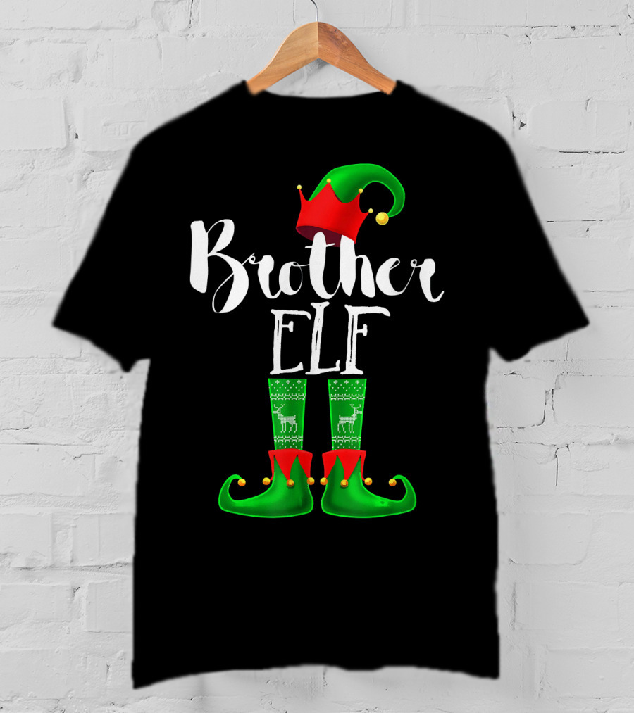 Brother Elf Matching Family Christmas T-Shirt