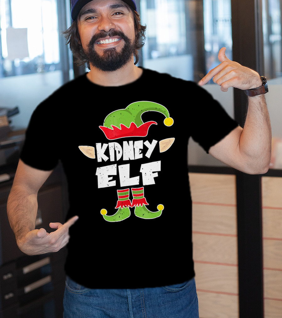 Kidney Elf Squad Nephrology Festive T-Shirt