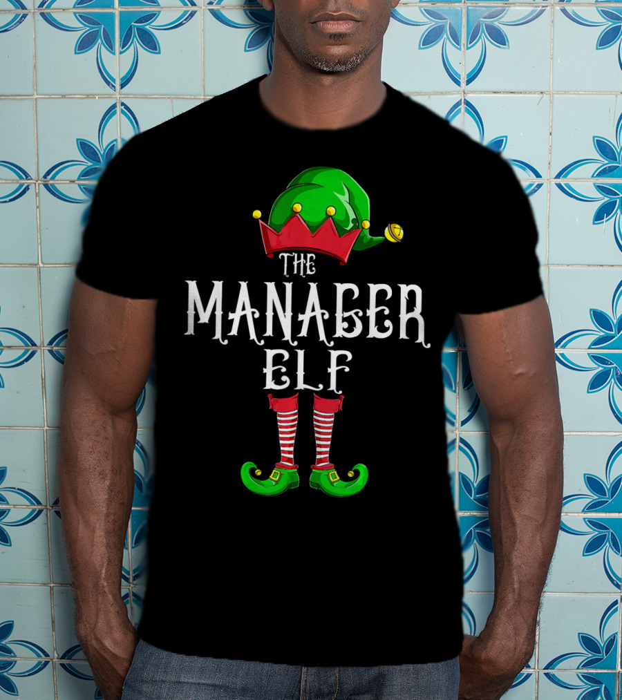 The Manager Elf Christmas Costume T-Shirt