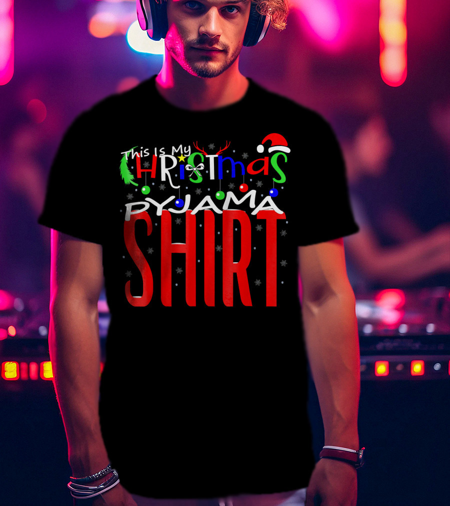 This Is My Christmas Pyjama T-Shirt