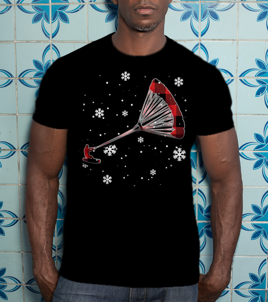 Snowflake Kiteboarding Plaid Adventures T-Shirt
