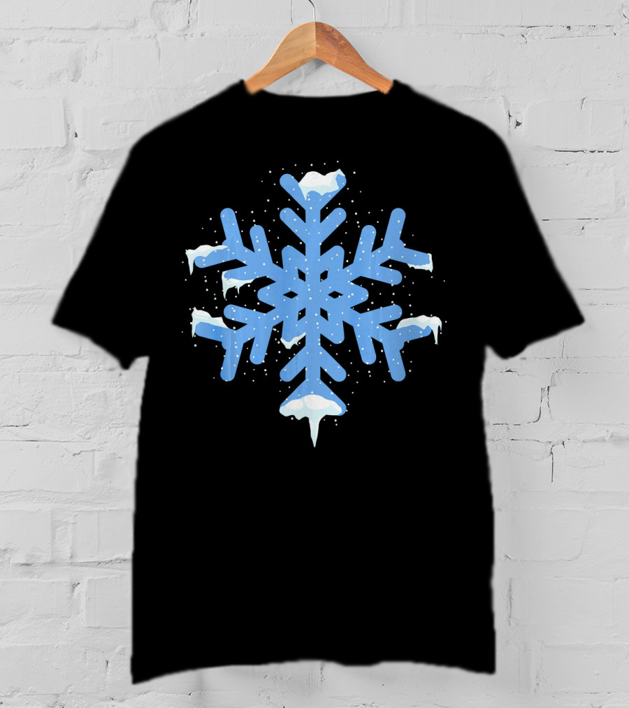 Snowflake Christmas Winter Cold Snowflake T-Shirt