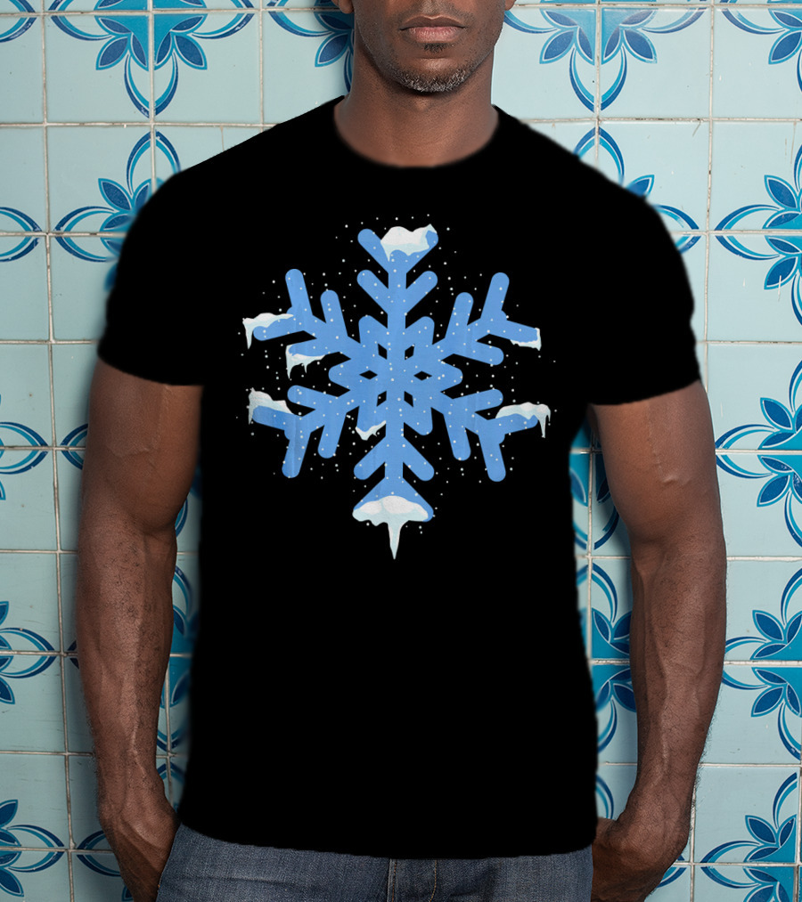 Snowflake Christmas Winter Cold Snowflake T-Shirt