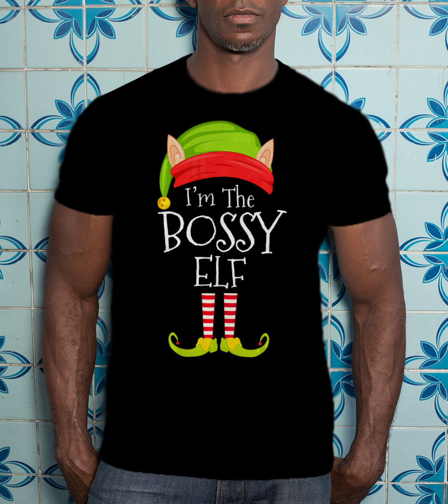 I'm The Bossy Elf Christmas T-Shirt
