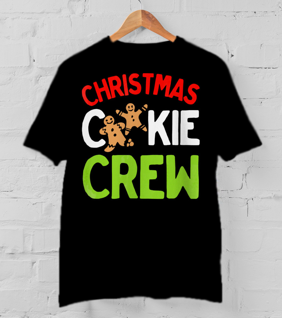 Christmas Cookie Crew With Gingerbread Iconic Festive T-Shirt
