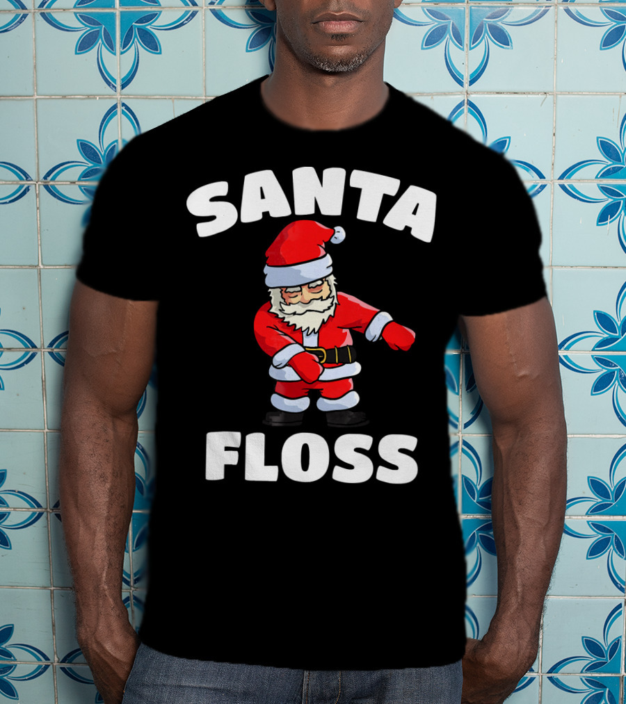 Santa Floss Dance Christmas Moves T-Shirt