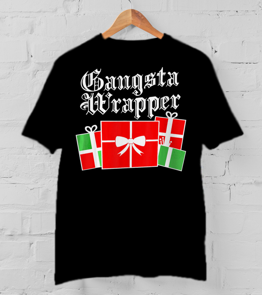 Gangsta Wrapper Christmas Gift Boxes T-Shirt