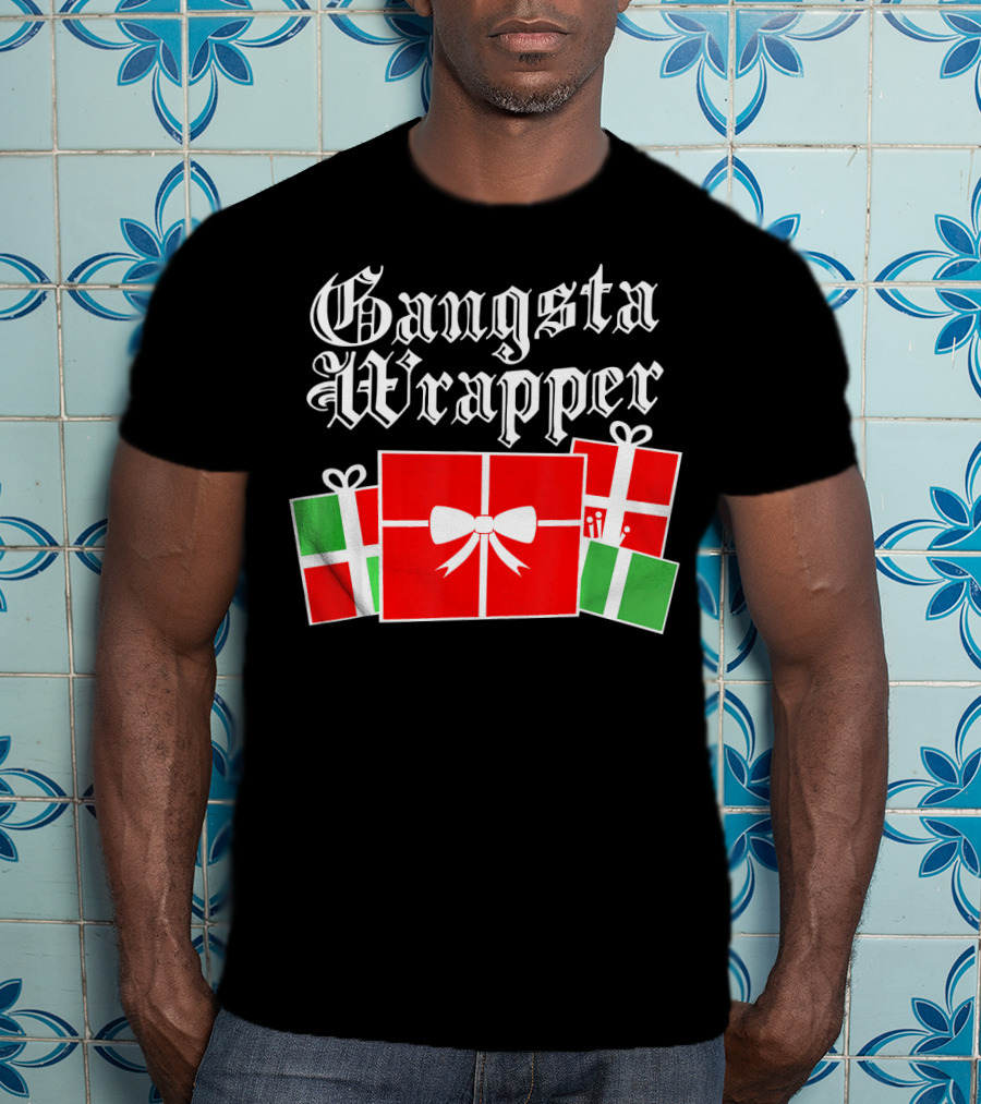 Gangsta Wrapper Christmas Gift Boxes T-Shirt