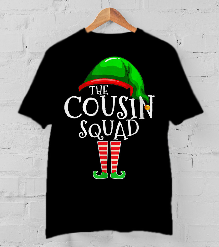 The Cousin Squad Elf Family Matching Group T-Shirt