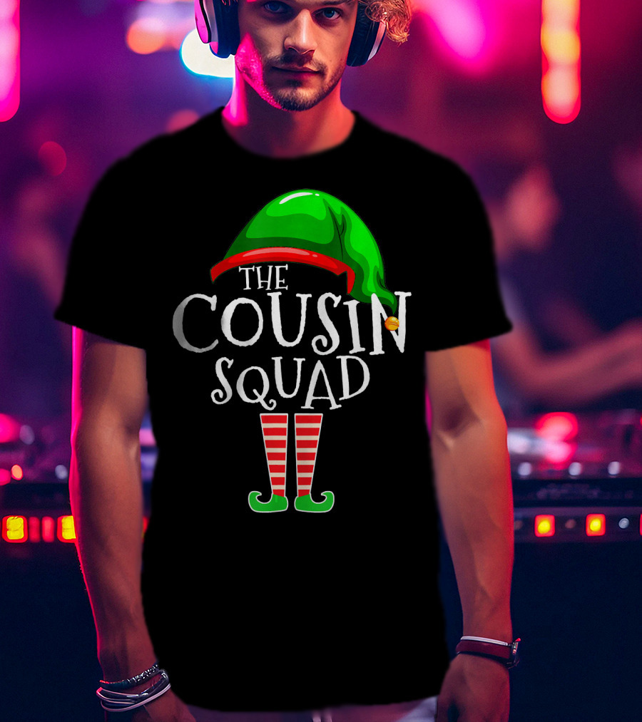 The Cousin Squad Elf Family Matching Group T-Shirt