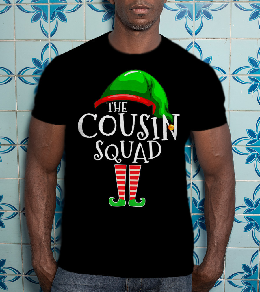 The Cousin Squad Elf Family Matching Group T-Shirt